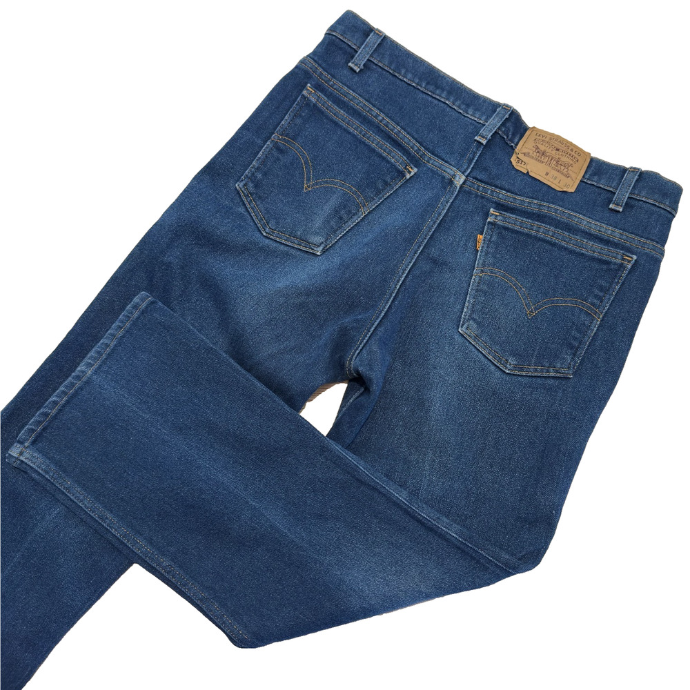 Vintage Levis 517 Orange Tab Jeans Mens 38x30 (Actual 36x27) Bootcut Made In USA